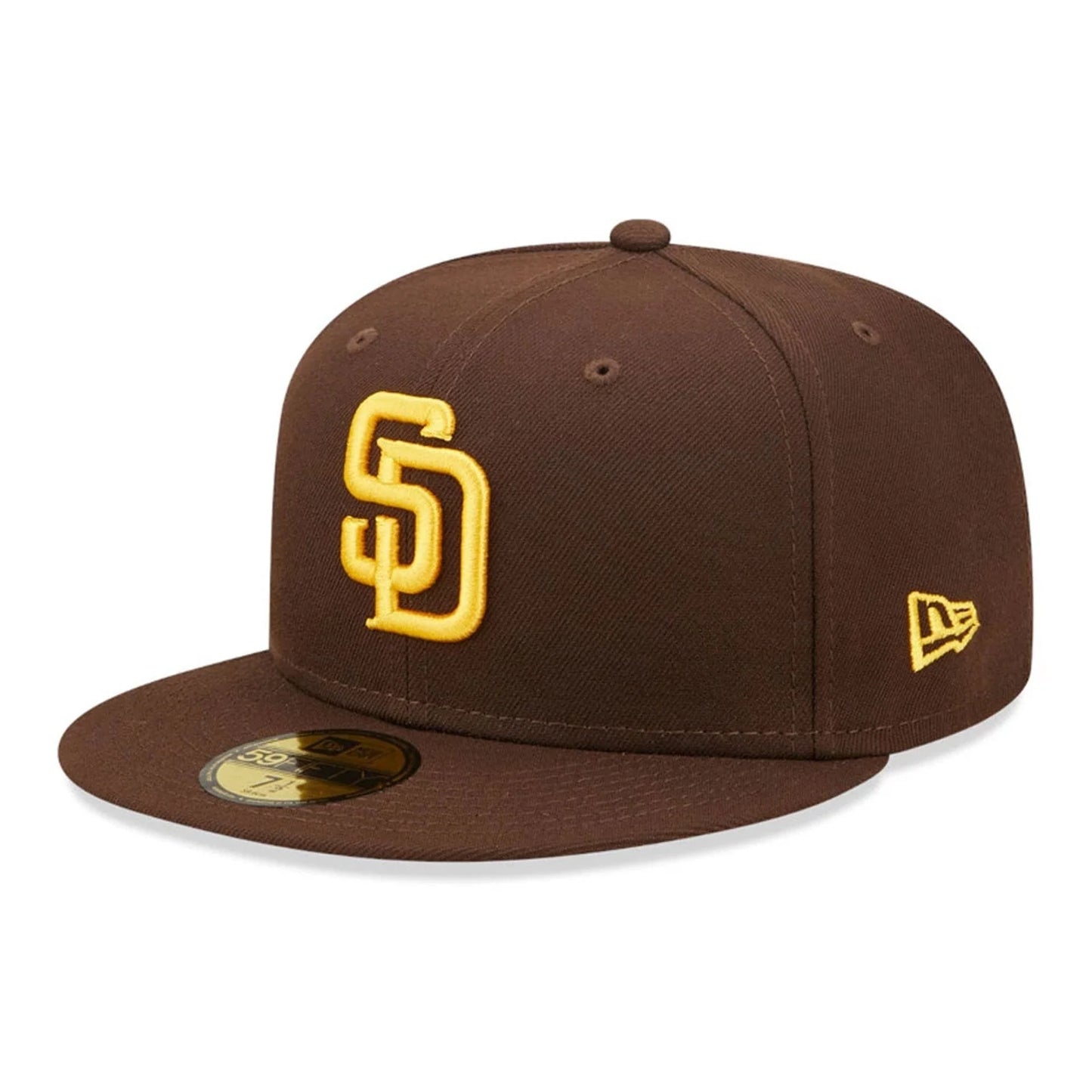 NEW ERA CAP-59FIFTY  SAN DIEGO PADRES YELLOW/BROWN
