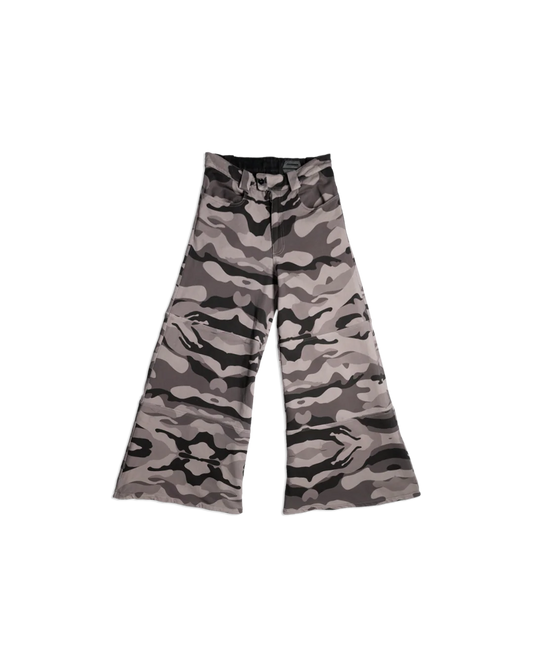 CAMO/DENIM REVERSIBLE PANTS