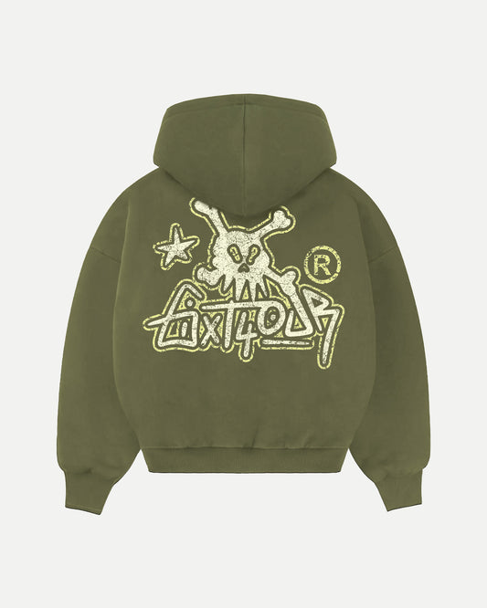 SKULL TAG HOODIE
