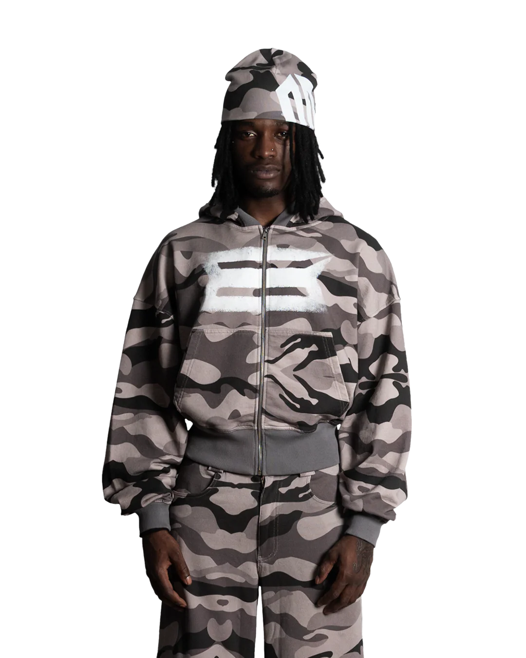 SHADOW CAMO ZIP HOODIE