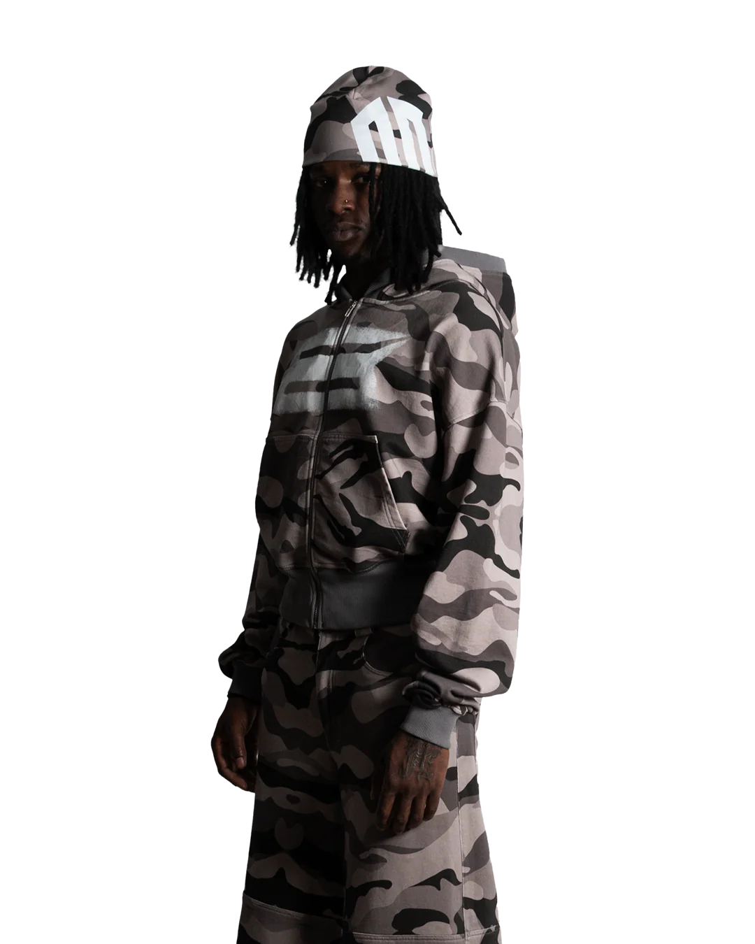 SHADOW CAMO ZIP HOODIE