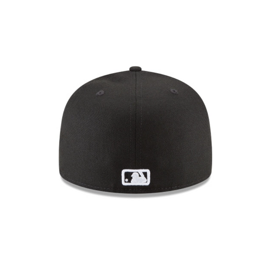 NEW ERA CAP-59FIFTY LA BLK/WHT