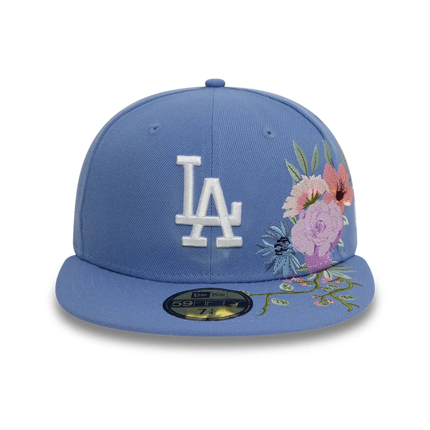 NEW ERA CAP-59FIFTY LA FLORAL-BLUE