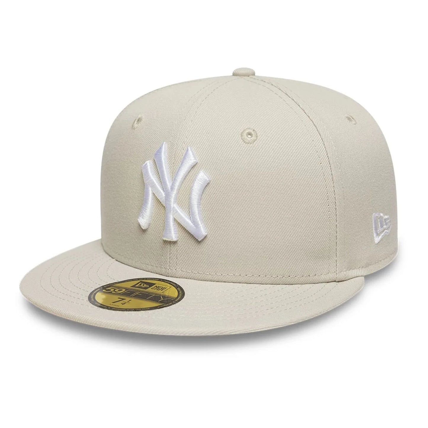 NEW ERA CAP-59FIFTY NY BEIGE/WHT