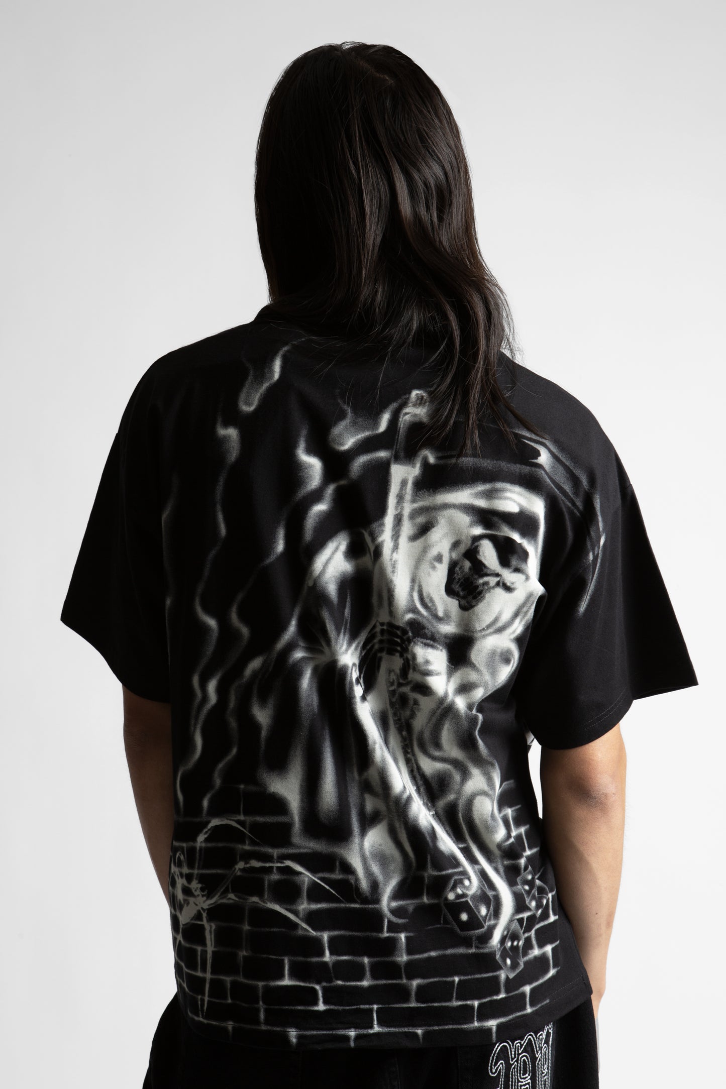 T-SHIRT BOXY ATM-BLACK