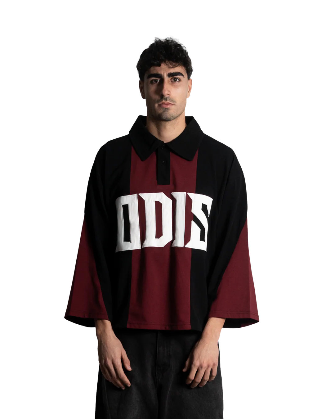 TRACKLINE LONG-SLEEVE POLO