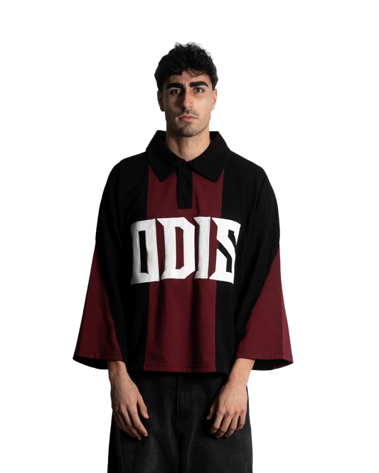 TRACKLINE LONG-SLEEVE POLO