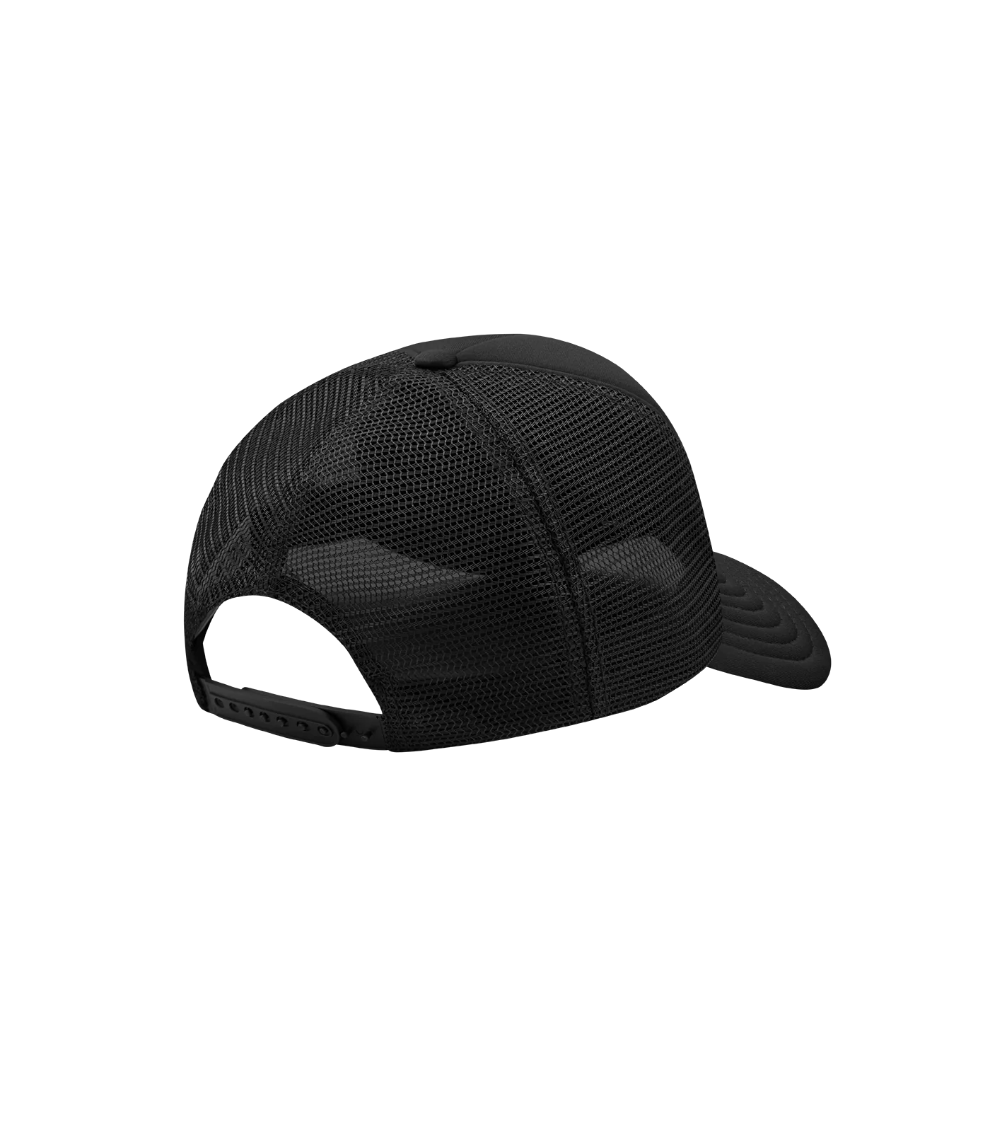 ARCH LOGO TRUCKER CAP - BLACK