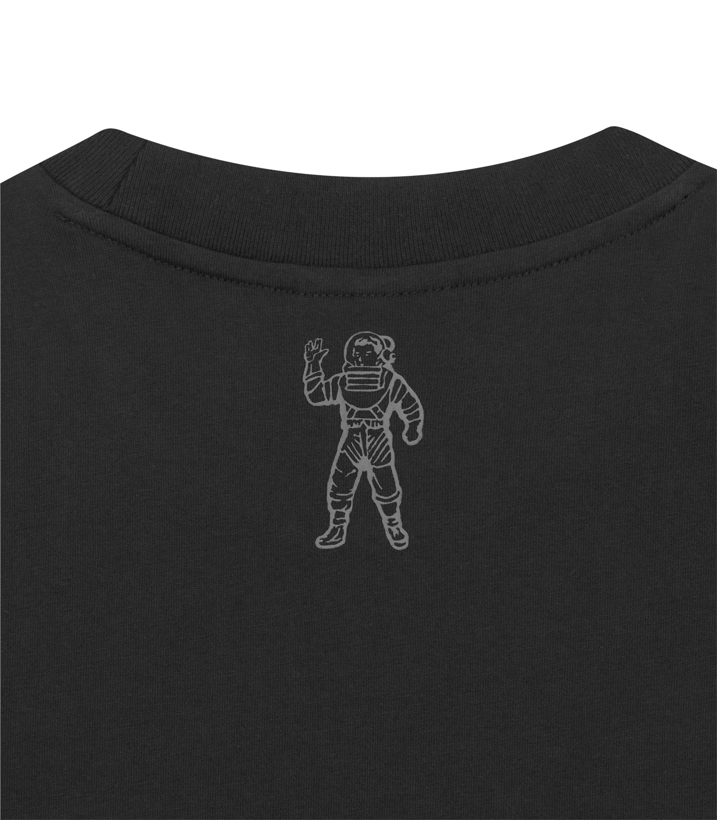 RHINESTONE STRAIGHT LOGO T-SHIRT - BLACK