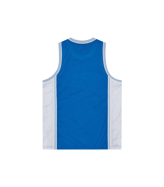 SCRIPT LOGO ASTRO BASKETBALL JERSEY - BLUE