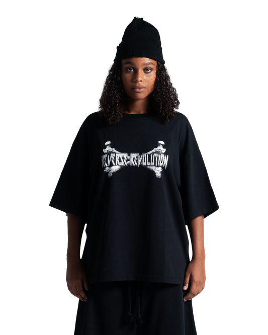 METALIC BONES TEE
