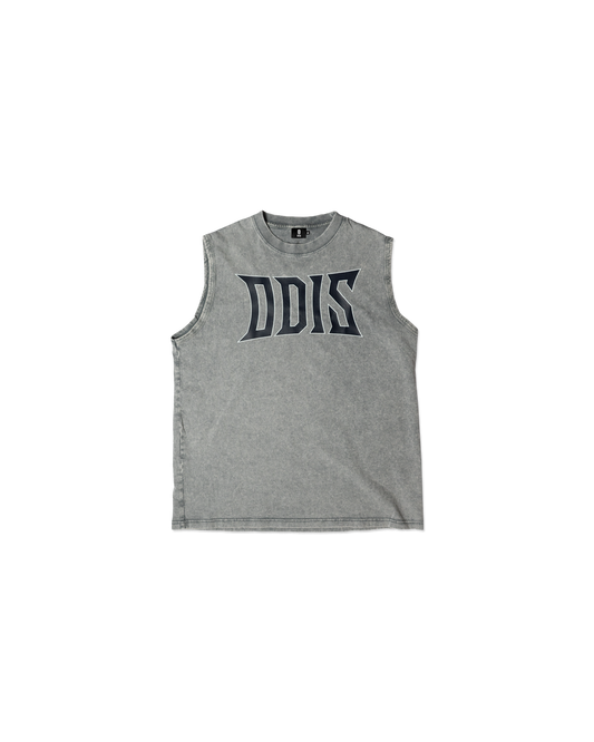 EXO-RAGE VINTAGE WASHED GREY TANK TOP