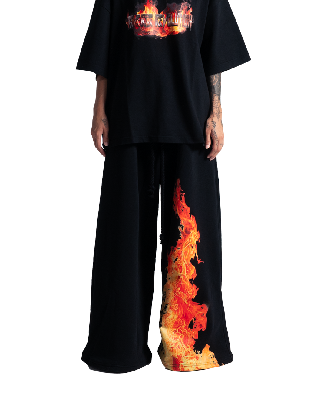 IN FLAMES SWEATSPANTS