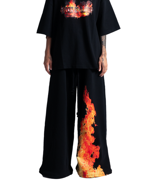 IN FLAMES SWEATSPANTS
