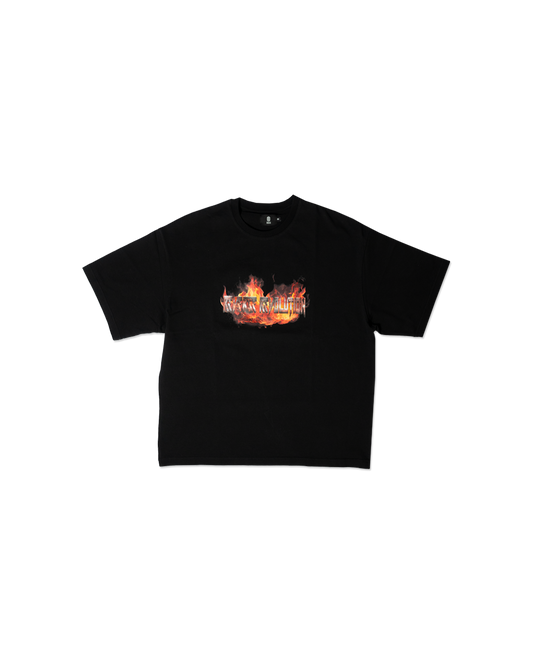 SKULL IN FLAMES TEE
