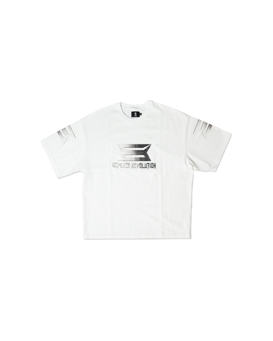 REVERSE REVOLUTION WHITE TEE