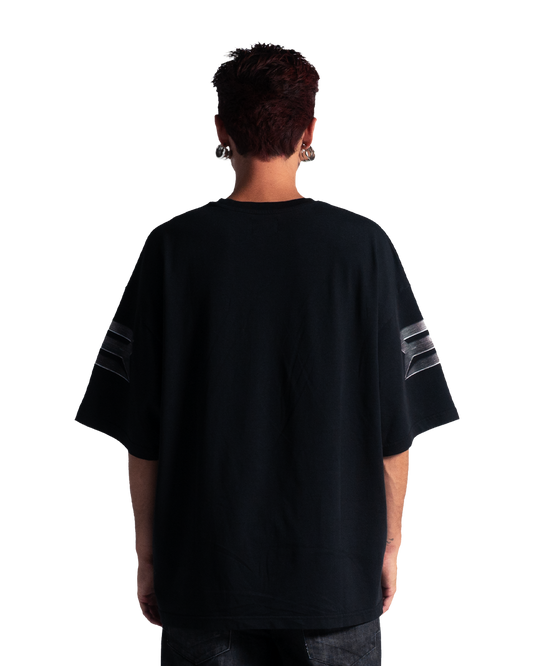 REVERSE REVOLUTION BLACK TEE