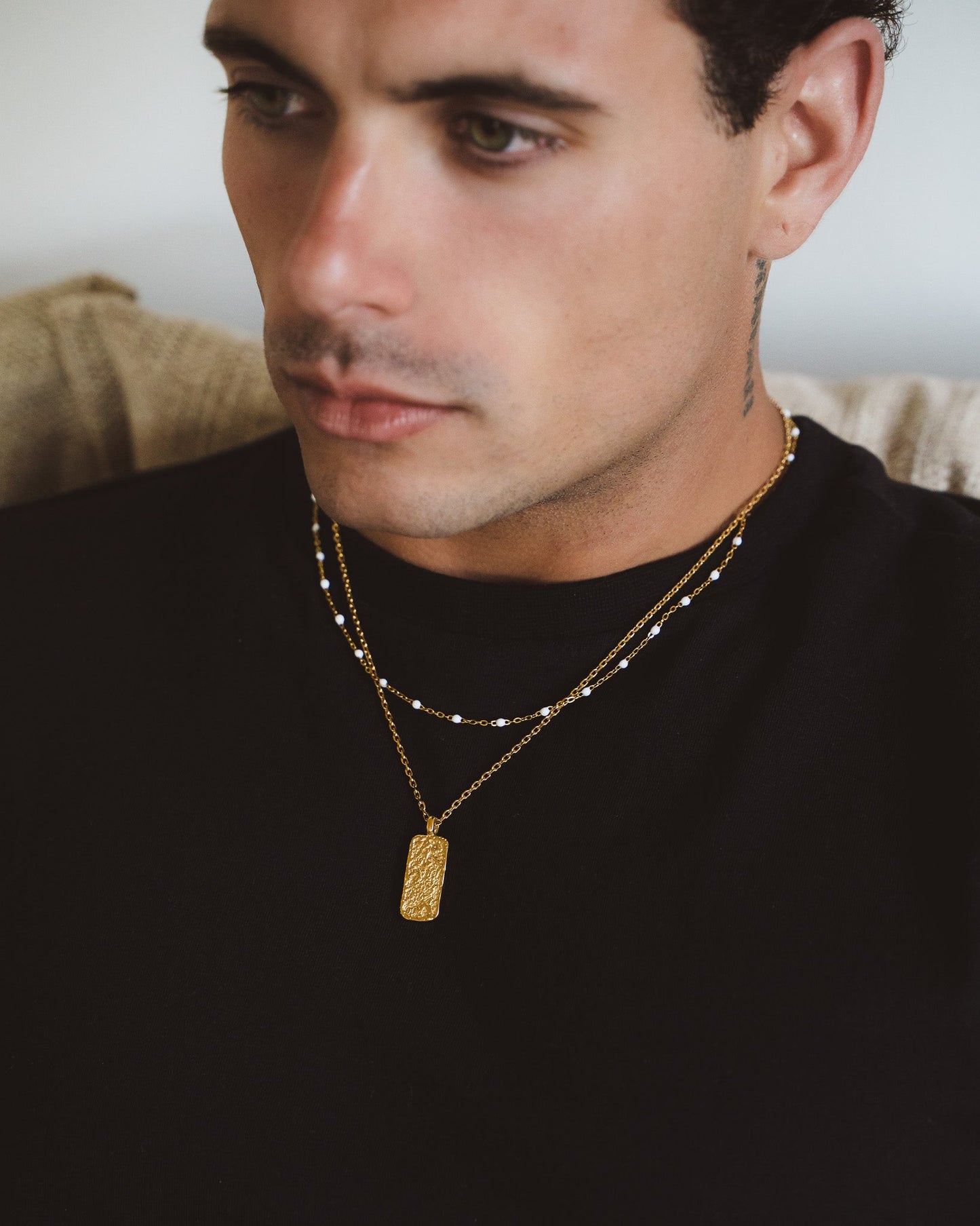 MOONROCK GOLD NECKLACE