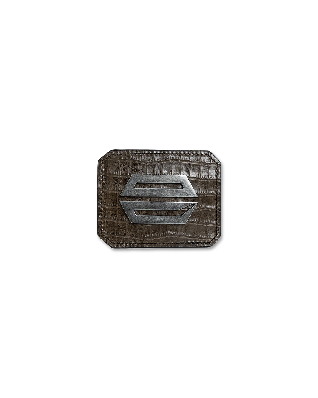 AMERICAN CROCODILE LEATHER CARDHOLDER