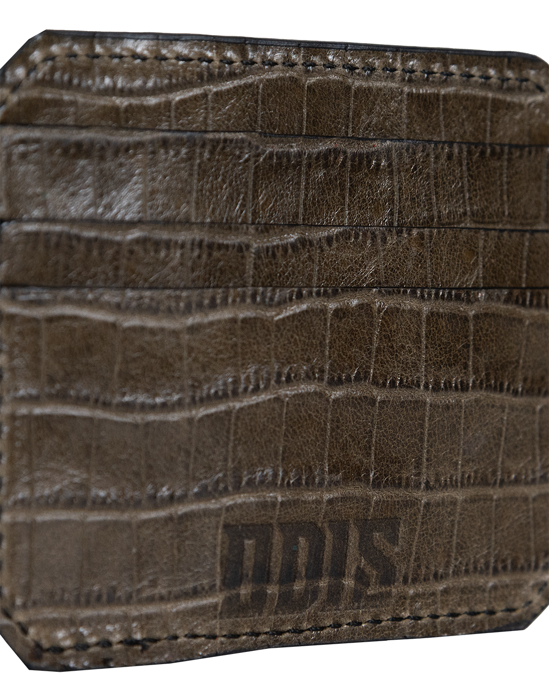 AMERICAN CROCODILE LEATHER CARDHOLDER