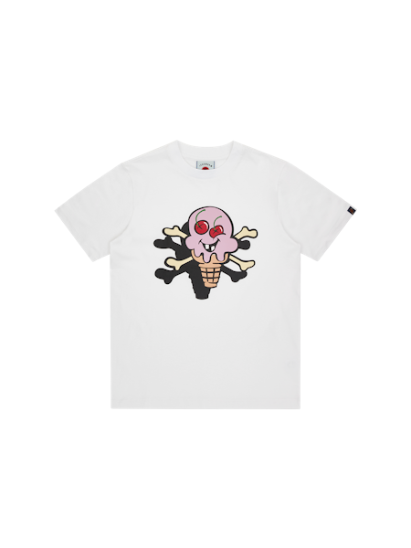 CONES & BONES T-SHIRT-WHITE
