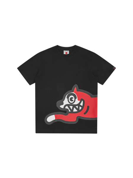 JUMBO RUNNING DOG T-SHIRT -BLACK
