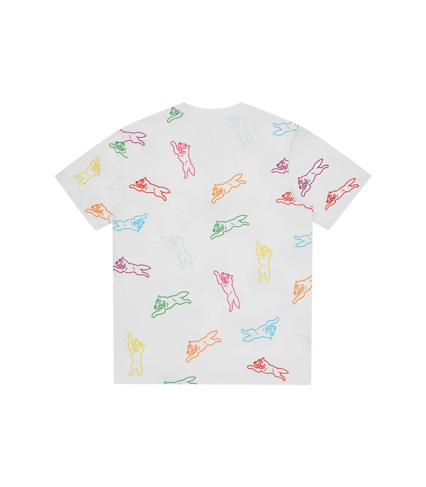 ALLOVER RUNNING DOG T-SHIRT - WHITE
