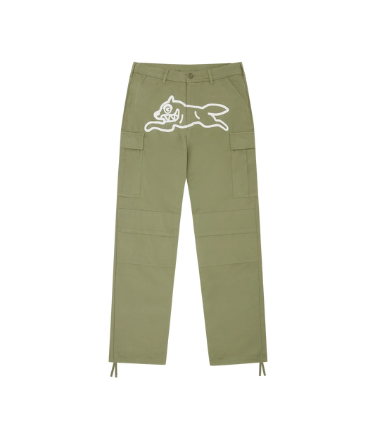 RUNNING DOG CARGO PANTS - GREEN