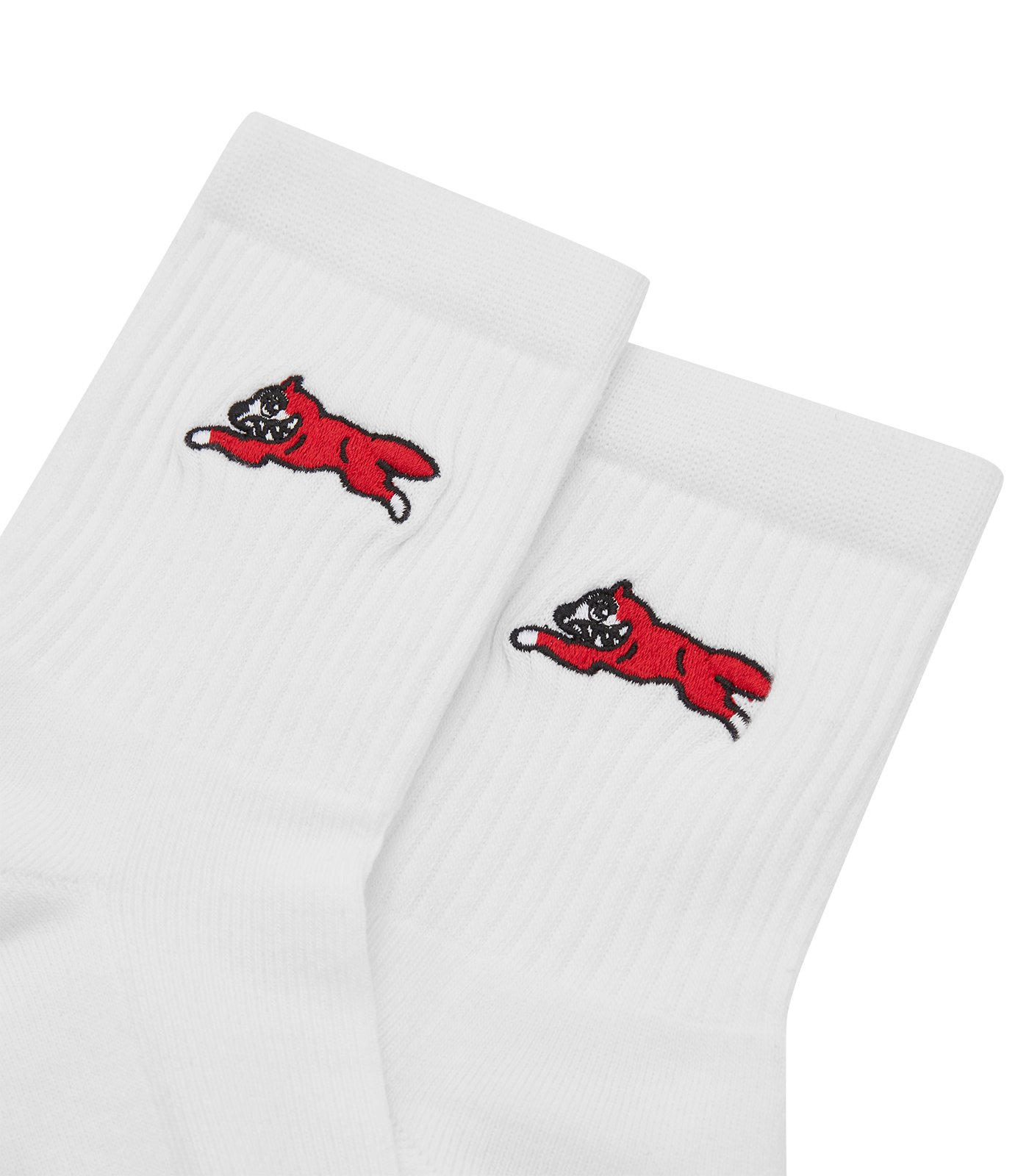 RUNNING DOG ANKLE SOCKS - WHITE