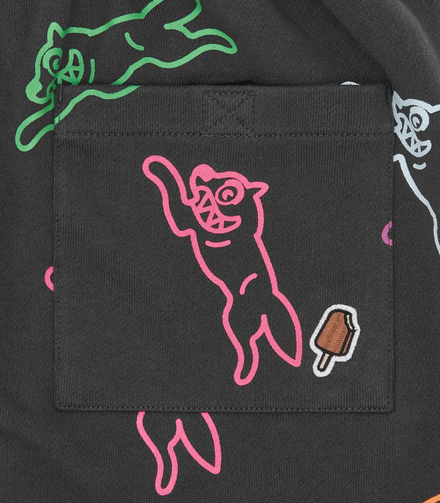 A/O RUNNING DOG SWEATPANTS - CHARCOAL