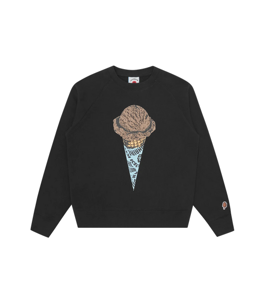 CONE CREWNECK - BLACK