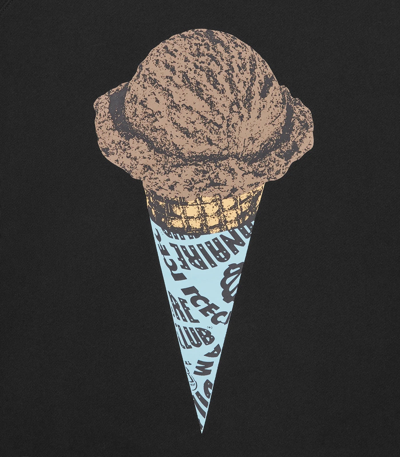 CONE CREWNECK - BLACK