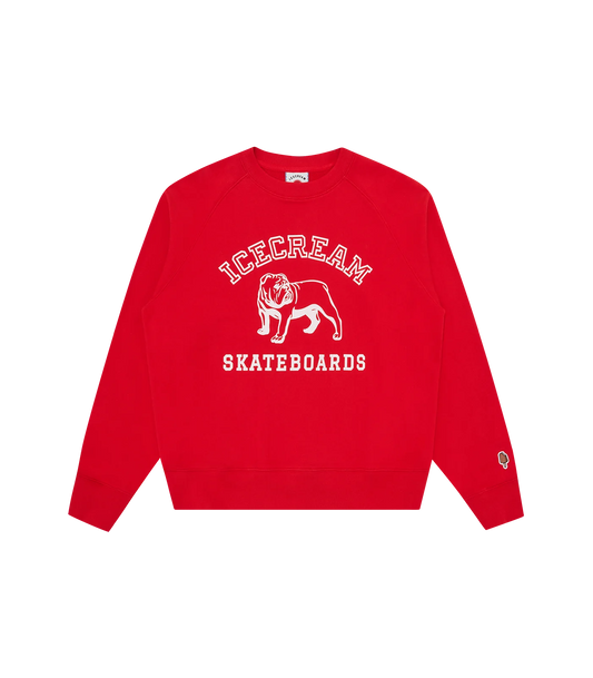 BULLDOG CREWNECK - RED