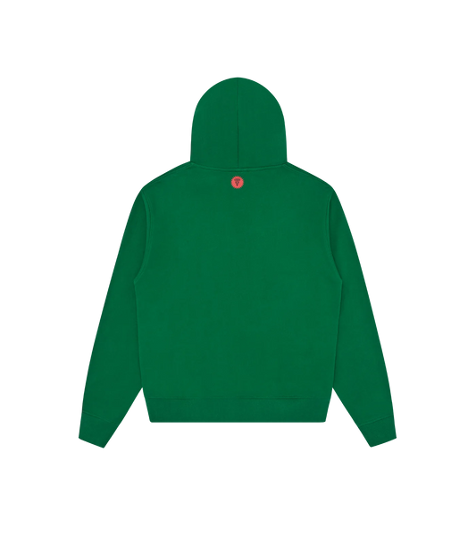 COLLEGIATE PUPPY POPOVER HOOD - GREEN