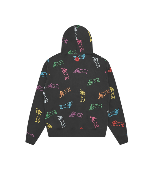 A/O RUNNING DOG POPOVER HOOD - CHARCOAL