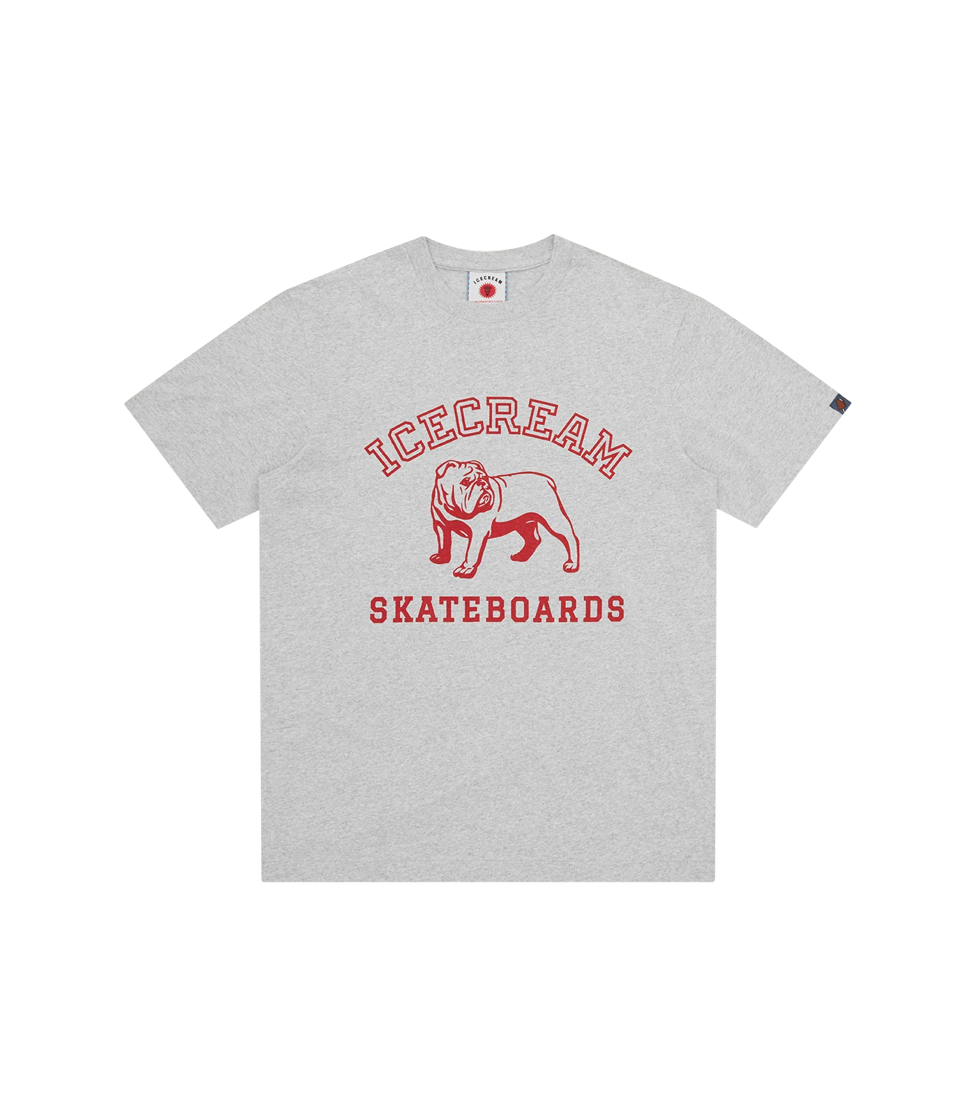 BULLDOG T-SHIRT - HEATHER GREY