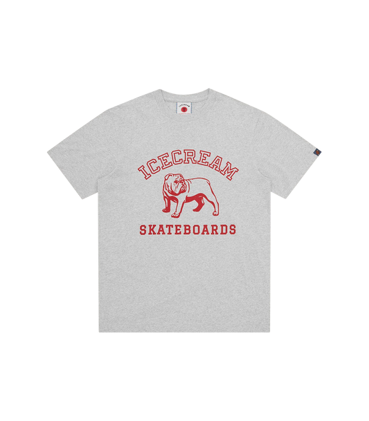 BULLDOG T-SHIRT - HEATHER GREY