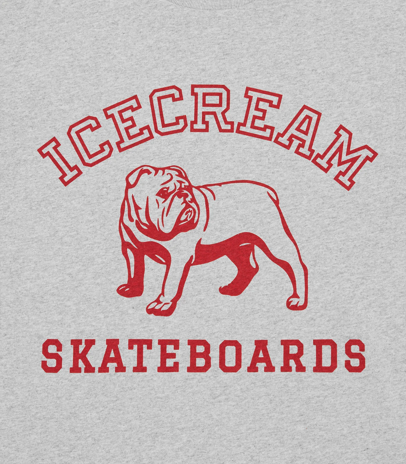 BULLDOG T-SHIRT - HEATHER GREY