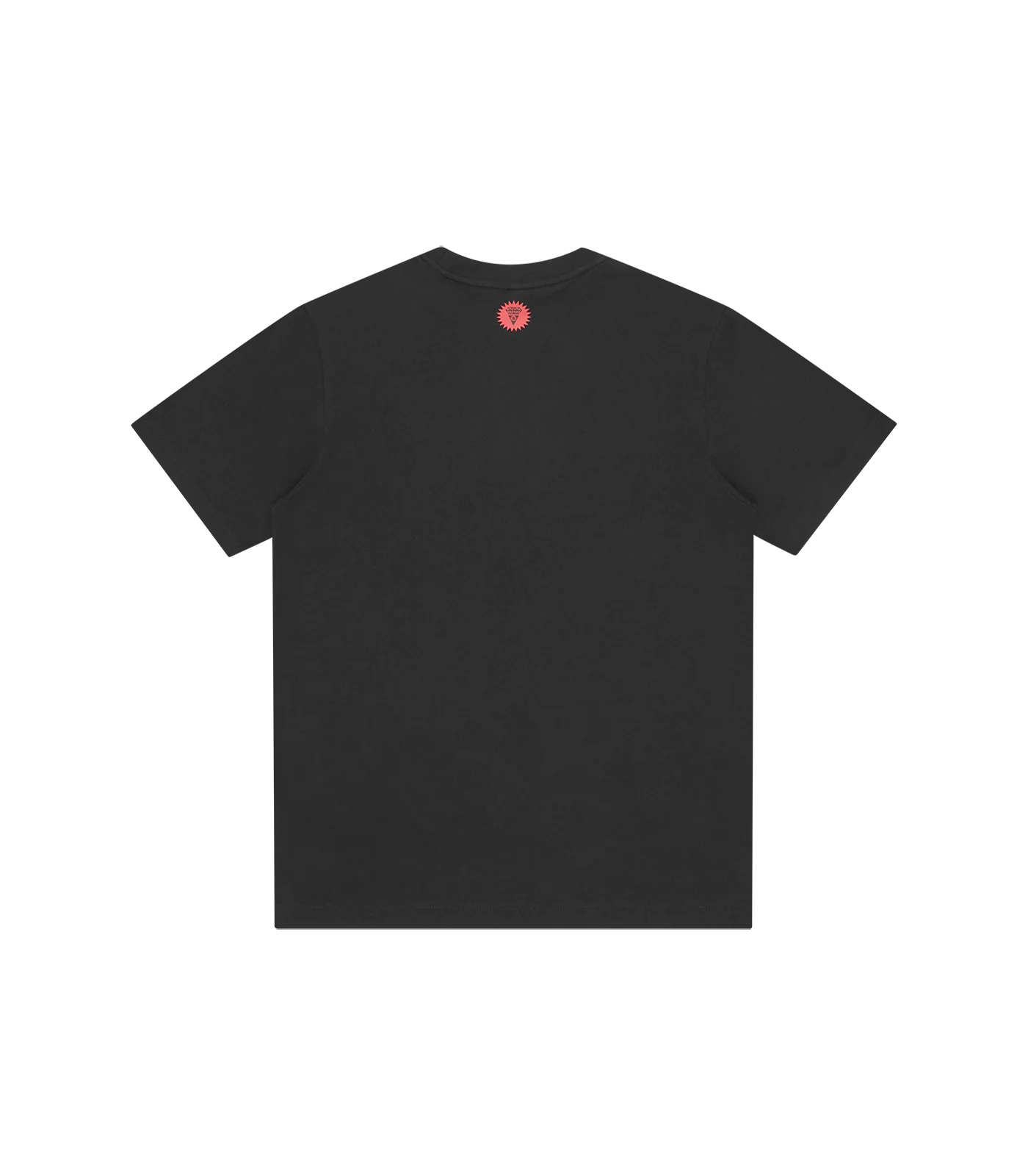 HALFTONE RUNNING DOG T-SHIRT - BLACK