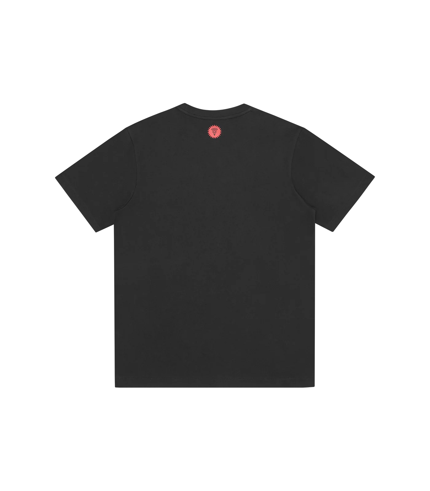 POLKA DOT RUNNING DOG T-SHIRT - BLACK