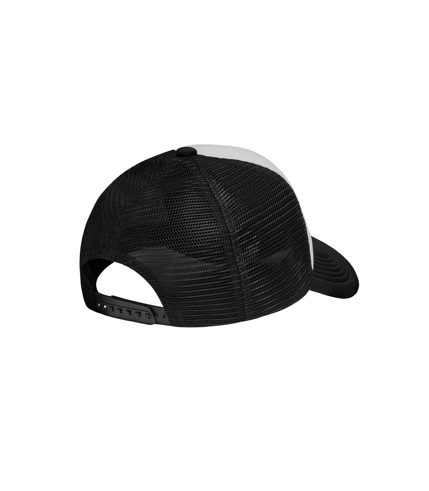 POLKA DOT RUNNING DOG TRUCKER CAP - WHITE
