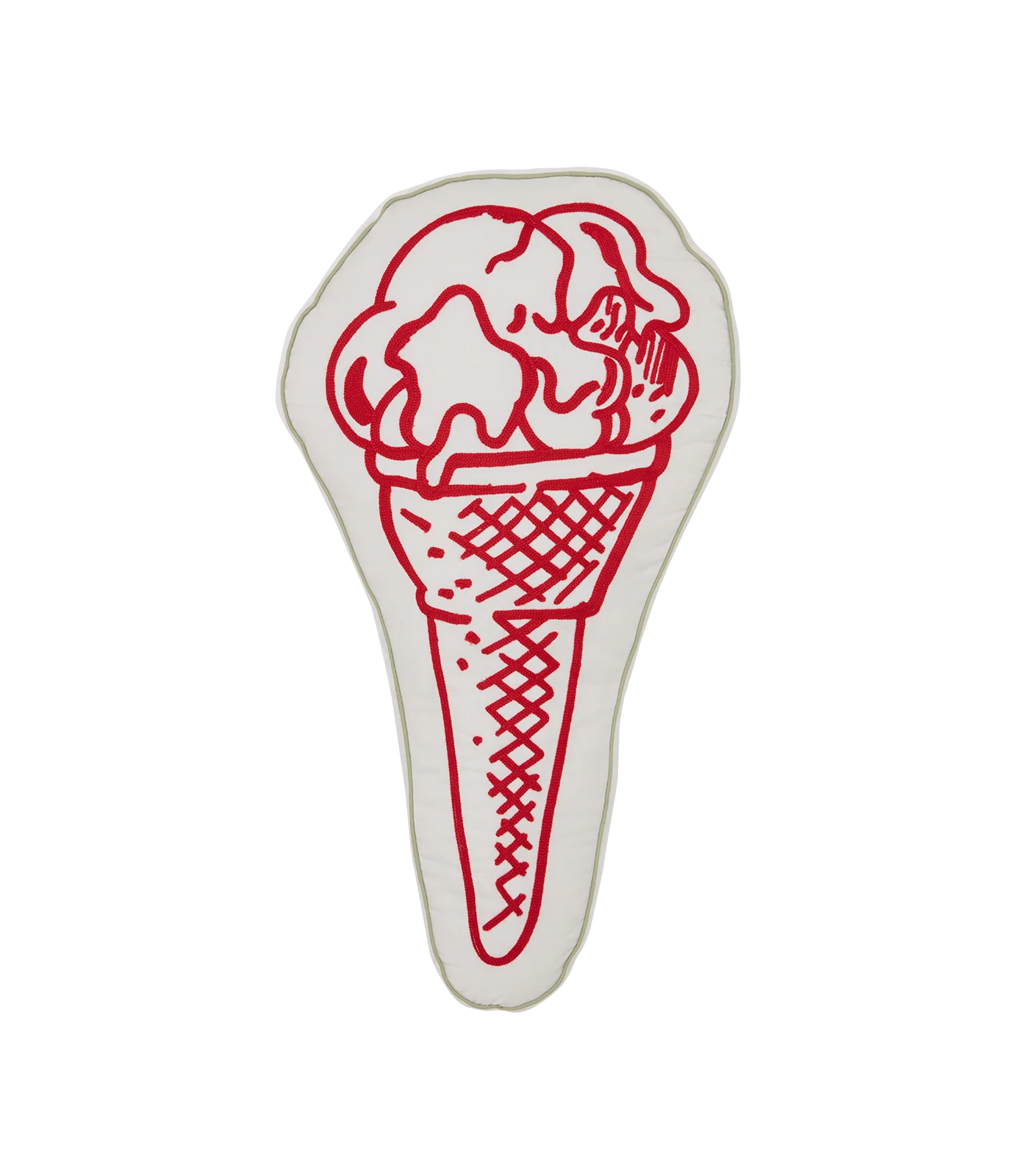 CONE CUSHION - RED/BLACK