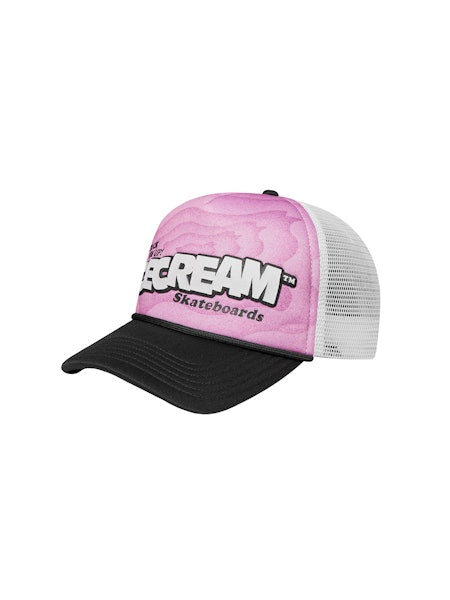 IC SKATEBOARDS TRUCKER CAP - PINK/BLACK