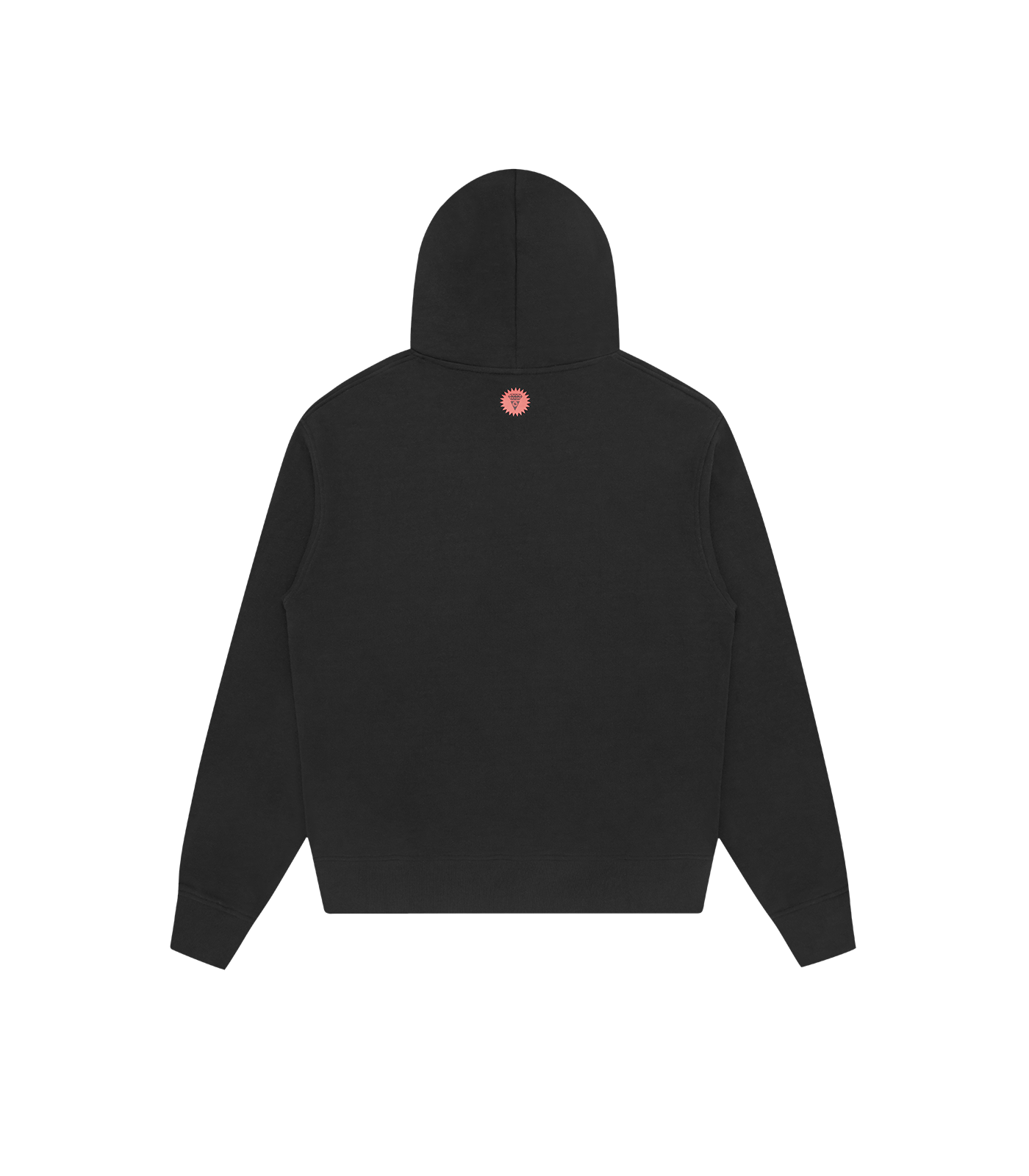 WOODLAND CAMO RUNNING DOG POPOVER HOOD-BLACK