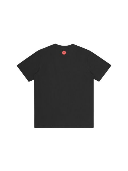 CRYSTAL RUNNING DOG T-SHIRT - BLACK