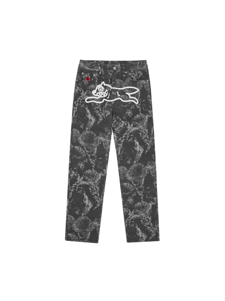 CONE STAMP DENIM PANTS - GREY