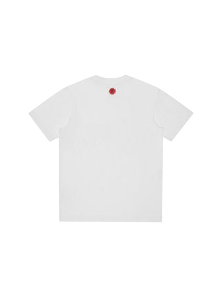 CRYSTAL RUNNING DOG T-SHIRT-WHITE