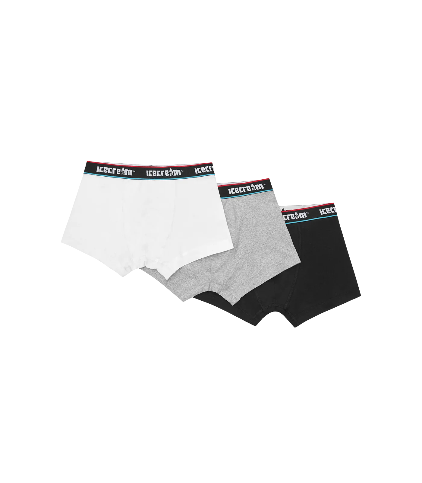 CLASSIC BOXER SHORT 3-PACK - BLACK/GREY/WHITE