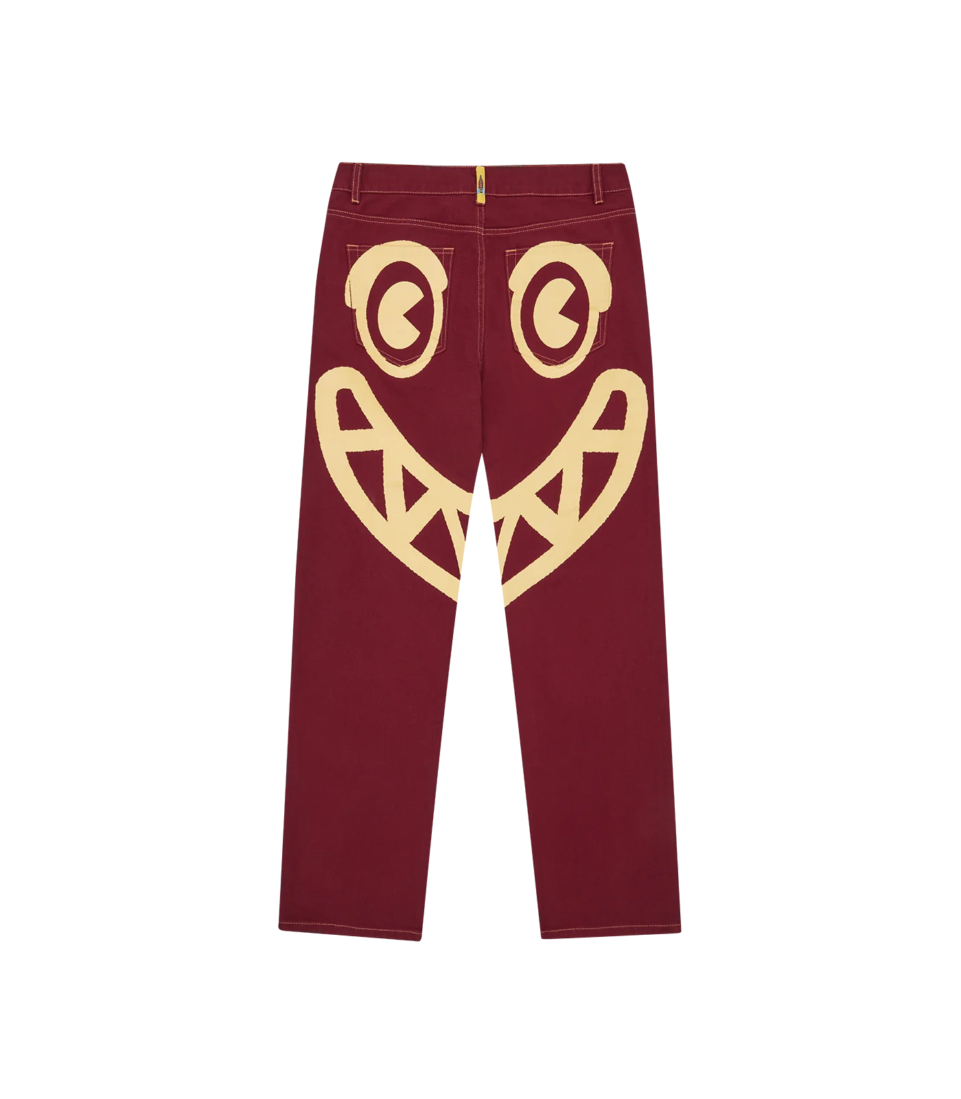 ICECREAM DENIM PANT - BURGUNDY