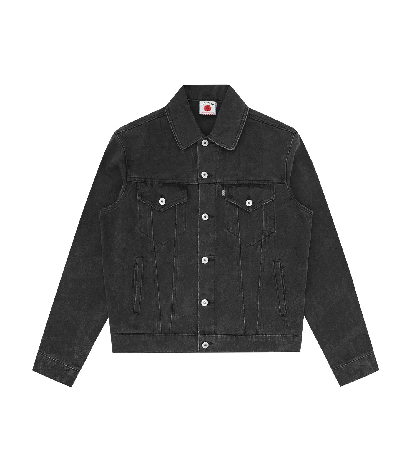EVERY FLAVOUR DENIM TRUCKER JACKET - WASHED BLACK